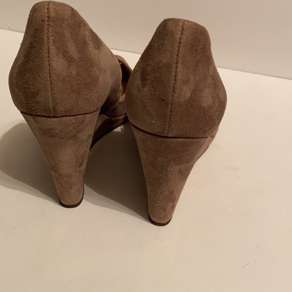 MICHAEL KORS PERO Taupe Suede Heels size 8 - Picture 4 of 9
